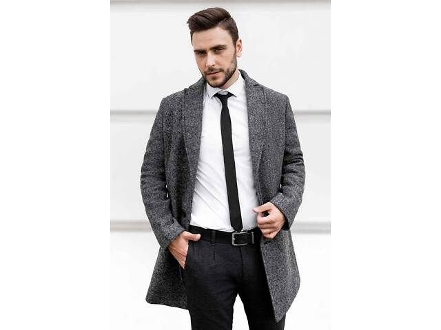 Мужское пальто Sun's House 54 Серый (4820430350850) - Фото 4