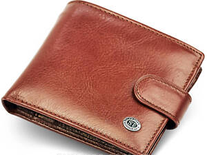 Чоловічий портмоне з натуральної шкіри ST Leather B104 Коричневий