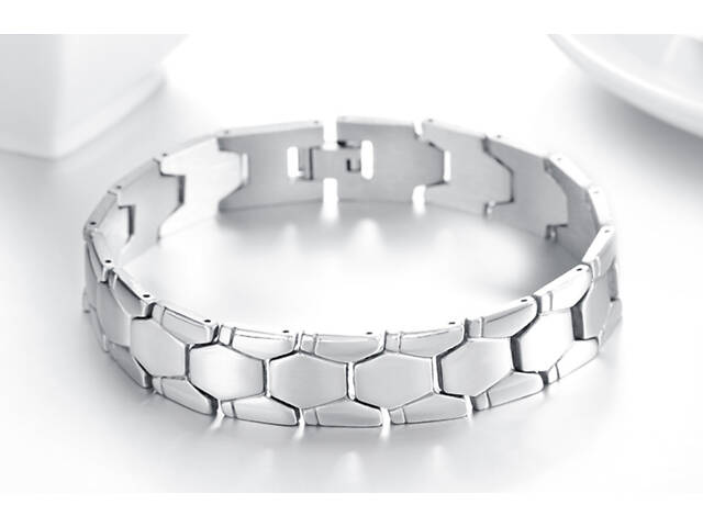 Мужской браслет Primo Metall Cobra - Silver - Фото 2