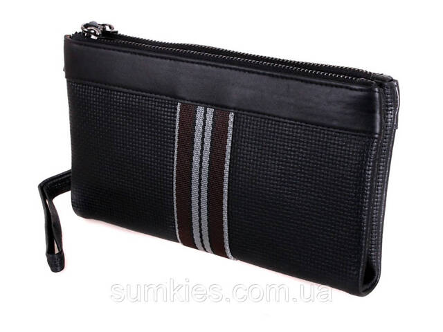 Мужской кожаный клатч 30708 Черный - Фото 5