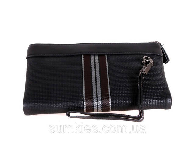 Мужской кожаный клатч 30708 Черный - Фото 6