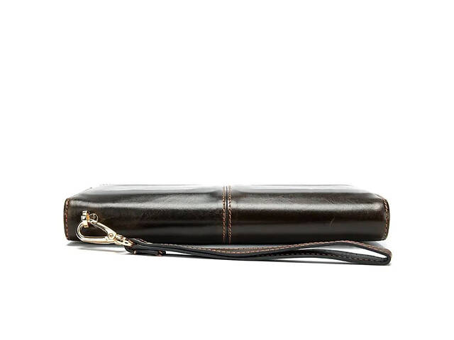 Мужской кожаный клатч Bexhill bx9020 на одно отделение с петлей Коричневый - Фото 5