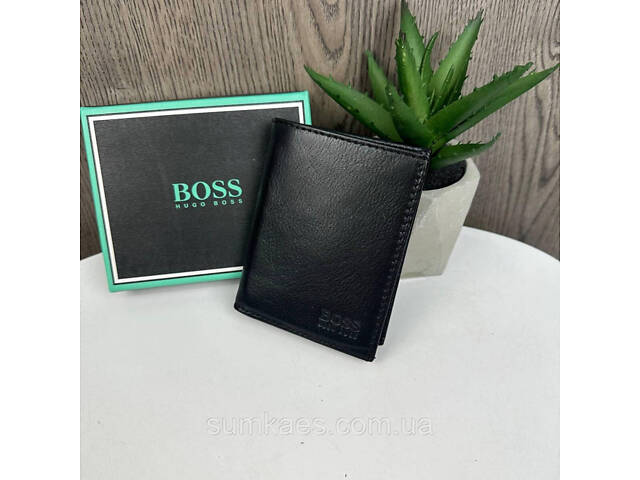 Мужской кожаный кошелек стиль Босс, модный портмоне натуральная кожа Boss Мужской кожаный кошелек стиль Босс, модный портмоне натуральная кожа Boss