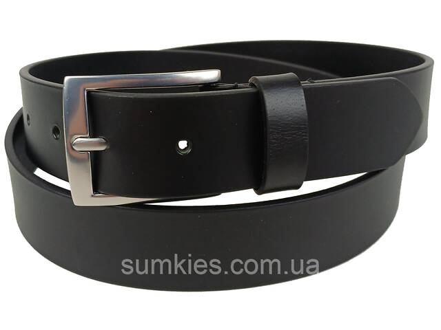 Чоловічий шкіряний ремінь UP2 Fashion, Німеччина чорний - Фото 1