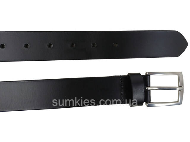 Чоловічий шкіряний ремінь UP2 Fashion, Німеччина чорний - Фото 4