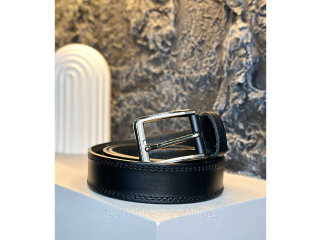 Чоловічий шкіряний ремінь - Фото 5