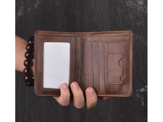 Чоловічий гаманець клатч натуральна шкіра (0699) - Фото 7