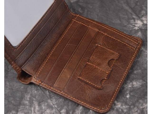 Чоловічий гаманець клатч натуральна шкіра (0699) - Фото 8