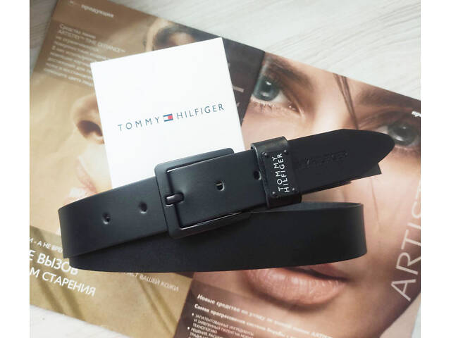 Мужской подарочный набор часов, кожаный ремень и кошелек black total - Фото 7