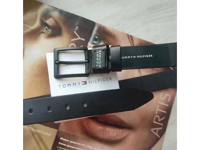 Мужской подарочный набор часов, кожаный ремень и кошелек black total - Фото 8