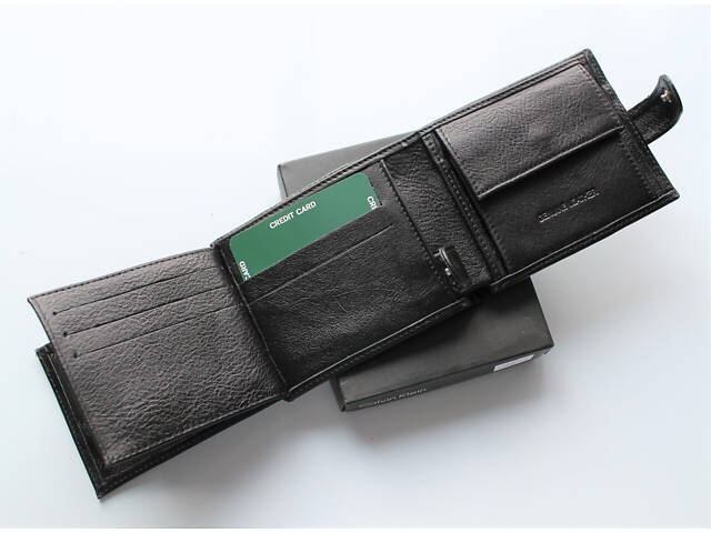 Мужской подарочный набор - кожаный ремень и кошелек Louis Vuitton brown&black - Фото 6