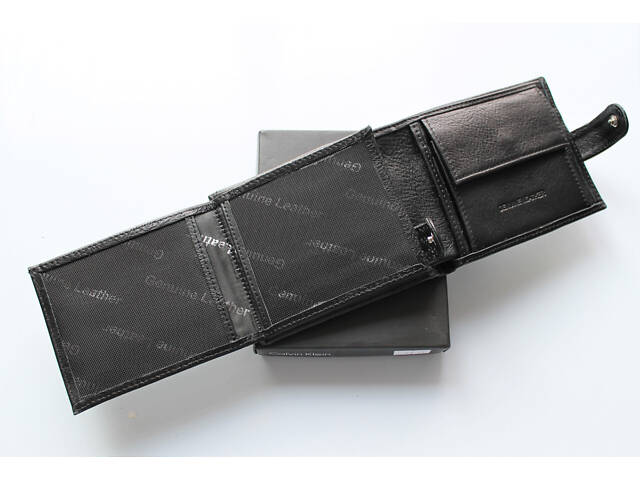 Мужской подарочный набор - кожаный ремень и кошелек Louis Vuitton brown&black - Фото 7