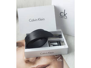 Мужской подарочный набор ремень+ две пряжки CK