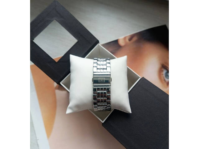 Мужской подарочный набор Tommi часы и кожаный ремень silver/black - Фото 3