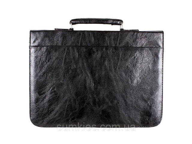 Мужской портфель из искусственной кожи 302974A черный - Фото 5