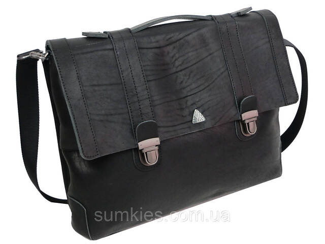 Чоловічий портфель Mykhail Ikhtyar чорний - Фото 4