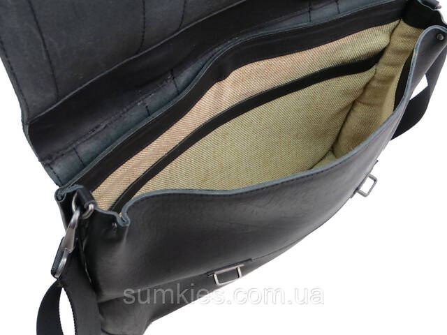 Чоловічий портфель Mykhail Ikhtyar чорний - Фото 7