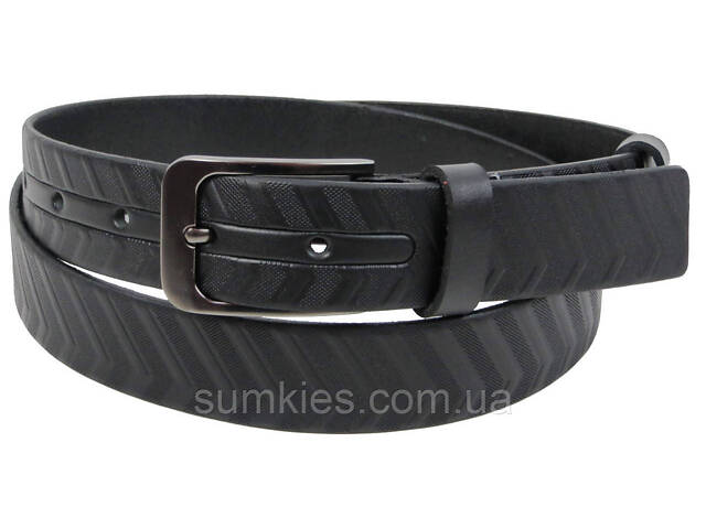 Чоловічий ремінь під штани Skipper чорний - Фото 1