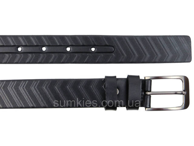 Чоловічий ремінь під штани Skipper чорний - Фото 4