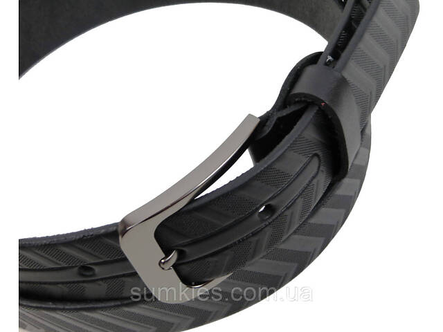 Чоловічий ремінь під штани Skipper чорний - Фото 6