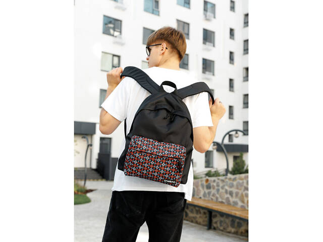 Чоловічий рюкзак Sambag Active тканевий з принтом 'ornament' - Фото 6