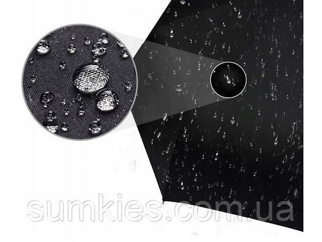 Мужской зонт автомат Malatec черный - Фото 10