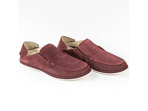 Мужские мокасины Kadar 0361 42 27 см Бордовый