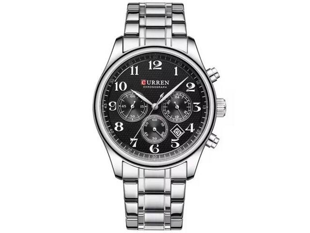 Мужские наручные часы Curren Partner (Серебристые) - Фото 1