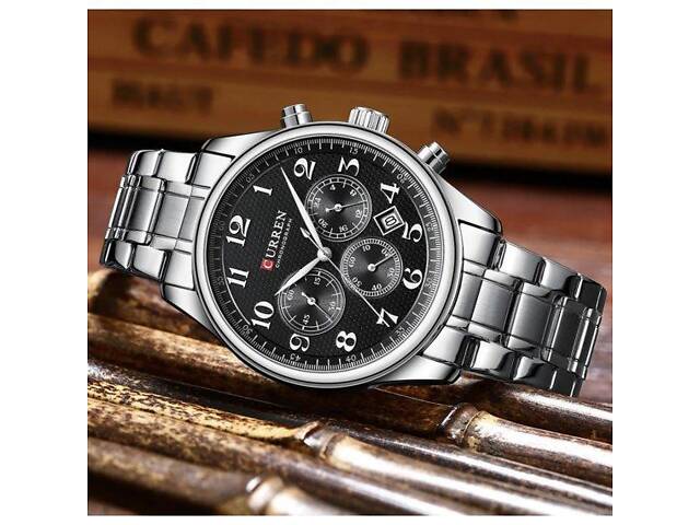 Мужские наручные часы Curren Partner (Серебристые) - Фото 2