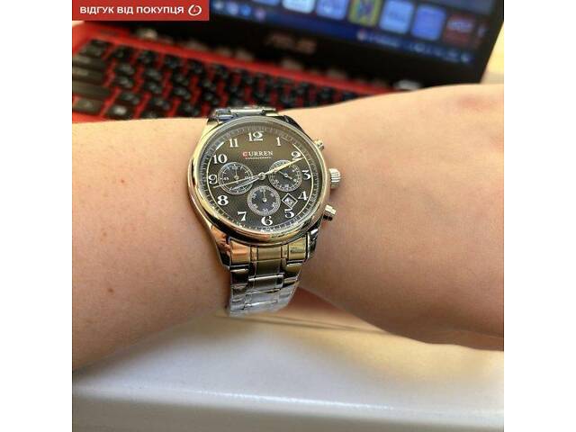 Мужские наручные часы Curren Partner (Серебристые) - Фото 5