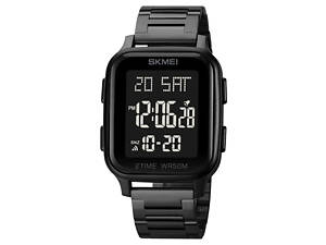 Чоловічий наручний годинник Skmei 1859 на браслеті (Чорний)