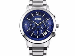 Чоловічий наручний годинник Skmei Tandem 9097 Синій