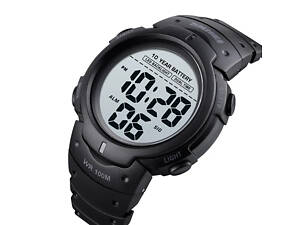 Чоловічий наручний спортивний годинник Skmei 1560 (Чорний)