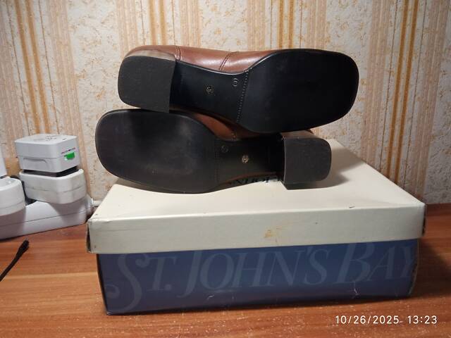 Эксклюзивные Новые Кожаные Полуботинки / Ankle Boots St. John's Bay Размер 8M US / 38 - 38,5 UA / 25 см из США - Фото 4