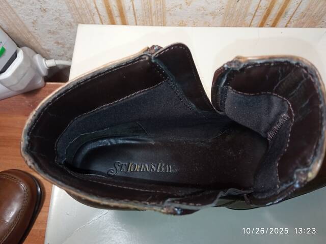 Эксклюзивные Новые Кожаные Полуботинки / Ankle Boots St. John's Bay Размер 8M US / 38 - 38,5 UA / 25 см из США - Фото 5