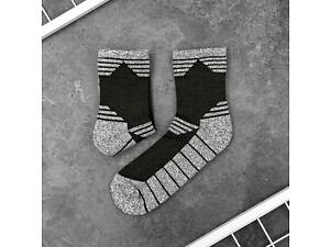 Мужские спортивные носки Pobedov Heat хаки с серыми вставками XL