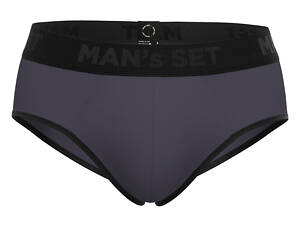 Чоловічі труси бриф MAN's SET Anatomic Briefs 2.0 Black Series Micromodal 2XL Графітовий