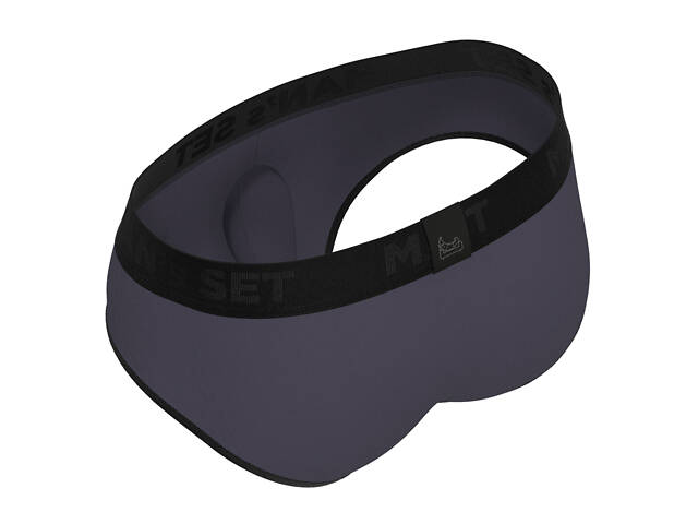 Чоловічі труси бриф MAN's SET Anatomic Briefs 2.0 Black Series Micromodal 2XL Графітовий - Фото 4