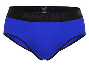 Мужские трусы брифи MAN's SET Anatomic Briefs 2.0 Black Series Micromodal XL Электрик