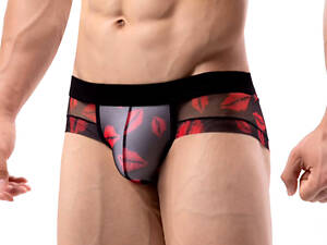 Чоловічі труси-брифи з принтом Супер шоп