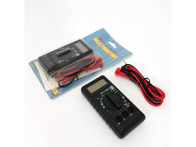 Мультиметр DT-182 (100), мультиметр тестер вольтметр, мультиметр для автомобиля, тестер для электрика - Фото 2
