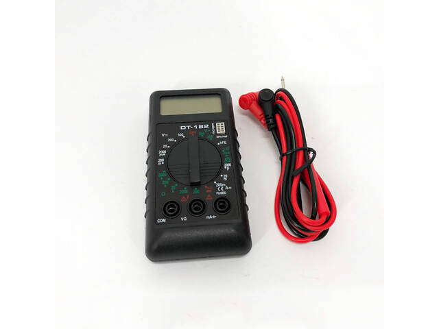 Мультиметр DT-182 (100), мультиметр тестер вольтметр, мультиметр для автомобиля, тестер для электрика - Фото 8