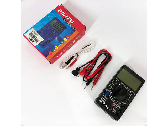 Мультиметр тестер цифровой DT 700C со звуком и термометром, мультиметр для автомобиля, для дома - Фото 7