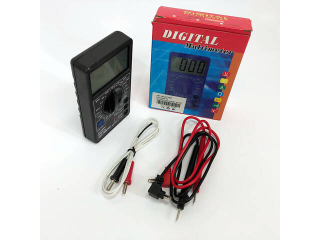 Мультиметр тестер цифровой DT 700C со звуком и термометром, мультиметр для автомобиля, для дома - Фото 12