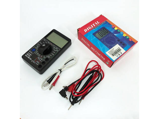 Мультиметр тестер цифровой DT 700C со звуком и термометром, мультиметр для автомобиля, для дома - Фото 13