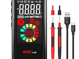 Цифровий мультиметр розумний автоматичний нового покоління BSIDE A10 з великим 3,2' дюймовим LCD екраном (100787)