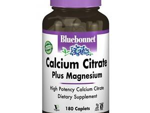 Мультиминеральный комплекс Bluebonnet Nutrition Calcium Citrate Plus Magnesium 180 Caplets