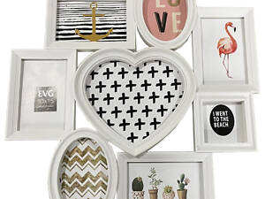 Мультирамка EVG INNO ZB-8-4950 COLLAGE 8 49 х 50 х 2.5 см WHITE (6812247)