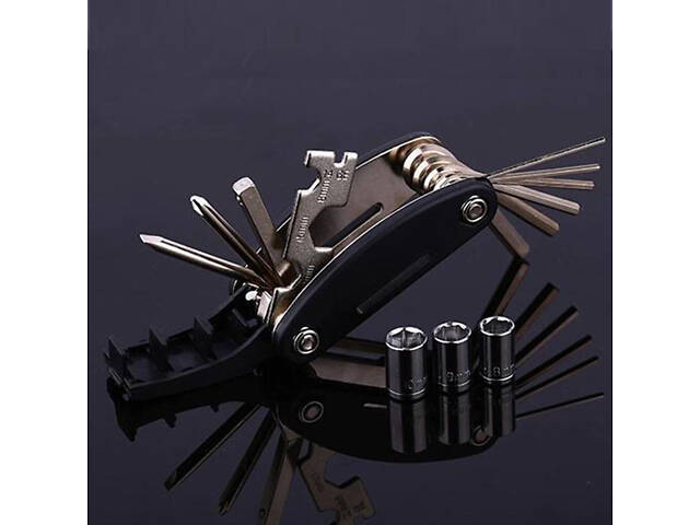 Мультитул велосипедный набор инструмента 16 в 1 Kemey №1253 - Фото 2
