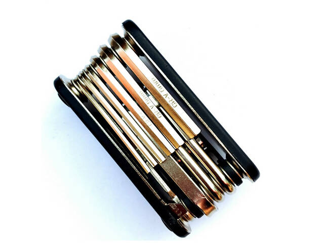 Мультитул велосипедный набор инструмента 16 в 1 Kemey №1253 - Фото 5